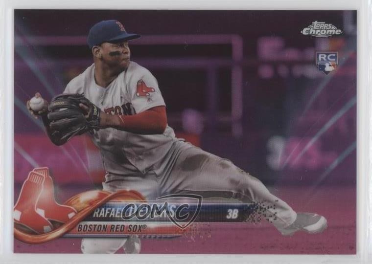 2018 Topps Chrome Update Target Exclusive Pink Refractor Rafael Devers 9u0