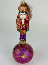Heartfully Yours Hans Fredrich 7" Nutcracker Ball Christmas Ornament 1021 Radko