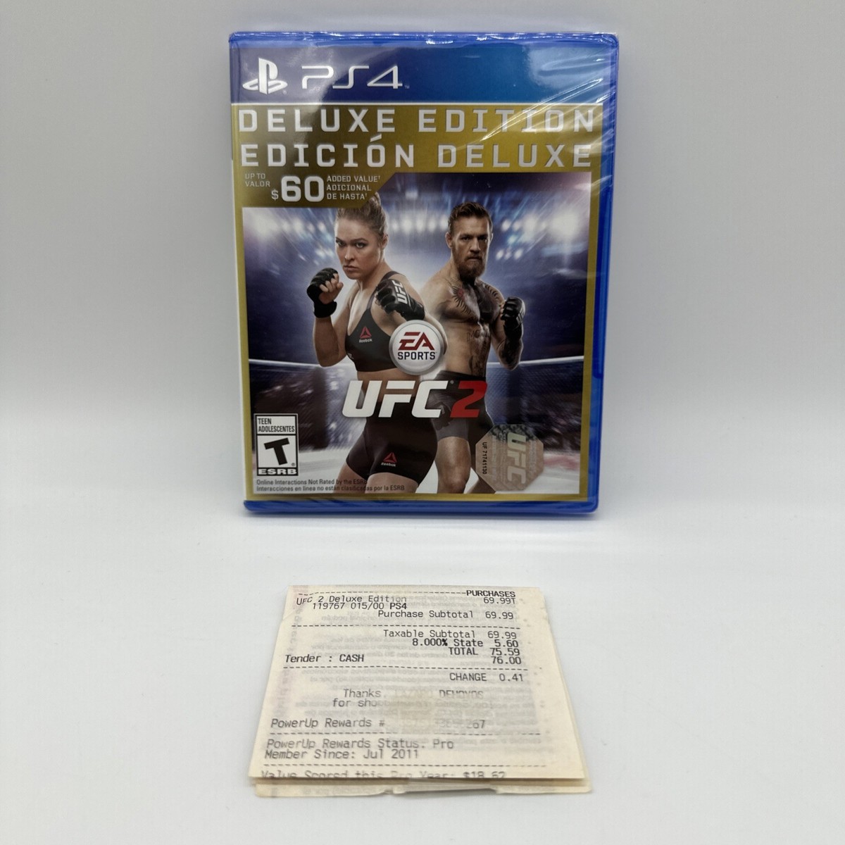 EA Sports UFC 2 - Deluxe Edition (Sony PlayStation 4, 2016) - NEW