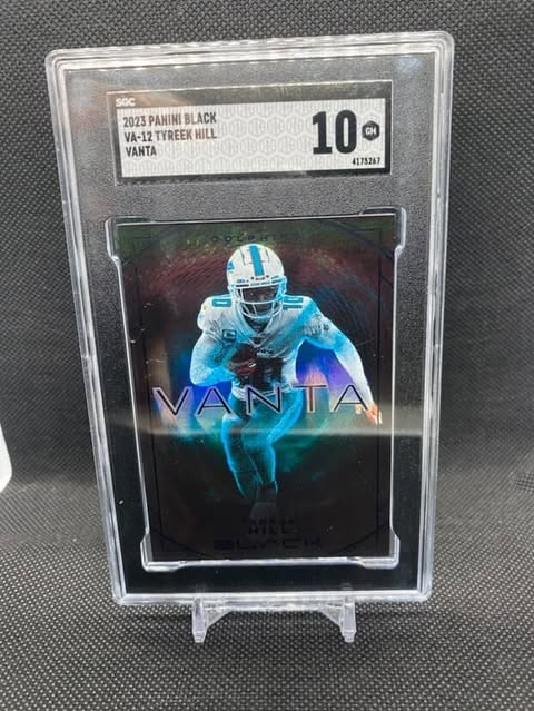 2023 Panini Black Tyreek Hill Vanta Case Hit #VA-12 SGC 10 Miami Dolphins