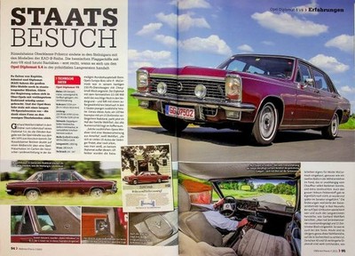 Oldtimer Praxis 3577) Opel Diplomat B 5.4 V8 mit 230PS in einer seltenen Vorstel