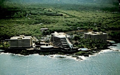 Kona Hilton, Big Isle Hawaii, Surf-side Golf Course, 1962 Postcard
