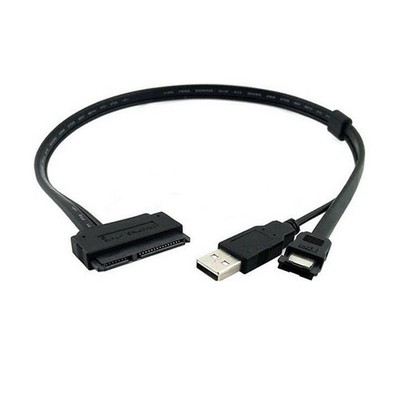 Aukson M13 SATA 22Pin USB to eSATA Adapter Cable for 2.5 Inch HDD, Plug and Play