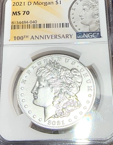 2021-D Morgan Dollar NGC MS70 No Spots or Tone Best Price Ebay* CHRC