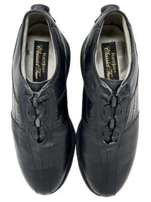 Footjoy Classics Tour Black Crocodile BOA Golf Shoes 51397 Mens