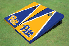 University of Pittsburgh Alternating Triangle Cornhole Boards