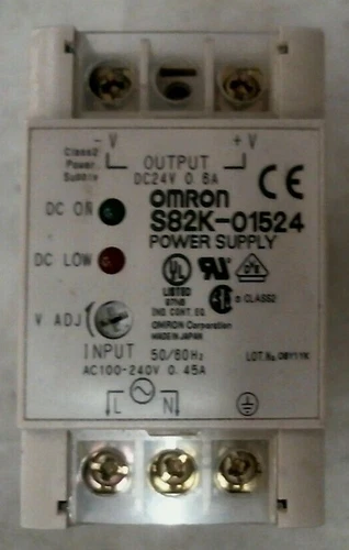 OMRON S82K-01524 POWER SUPPLY 100-240VAC 24VDC 0.6A -FREE SHIPPING