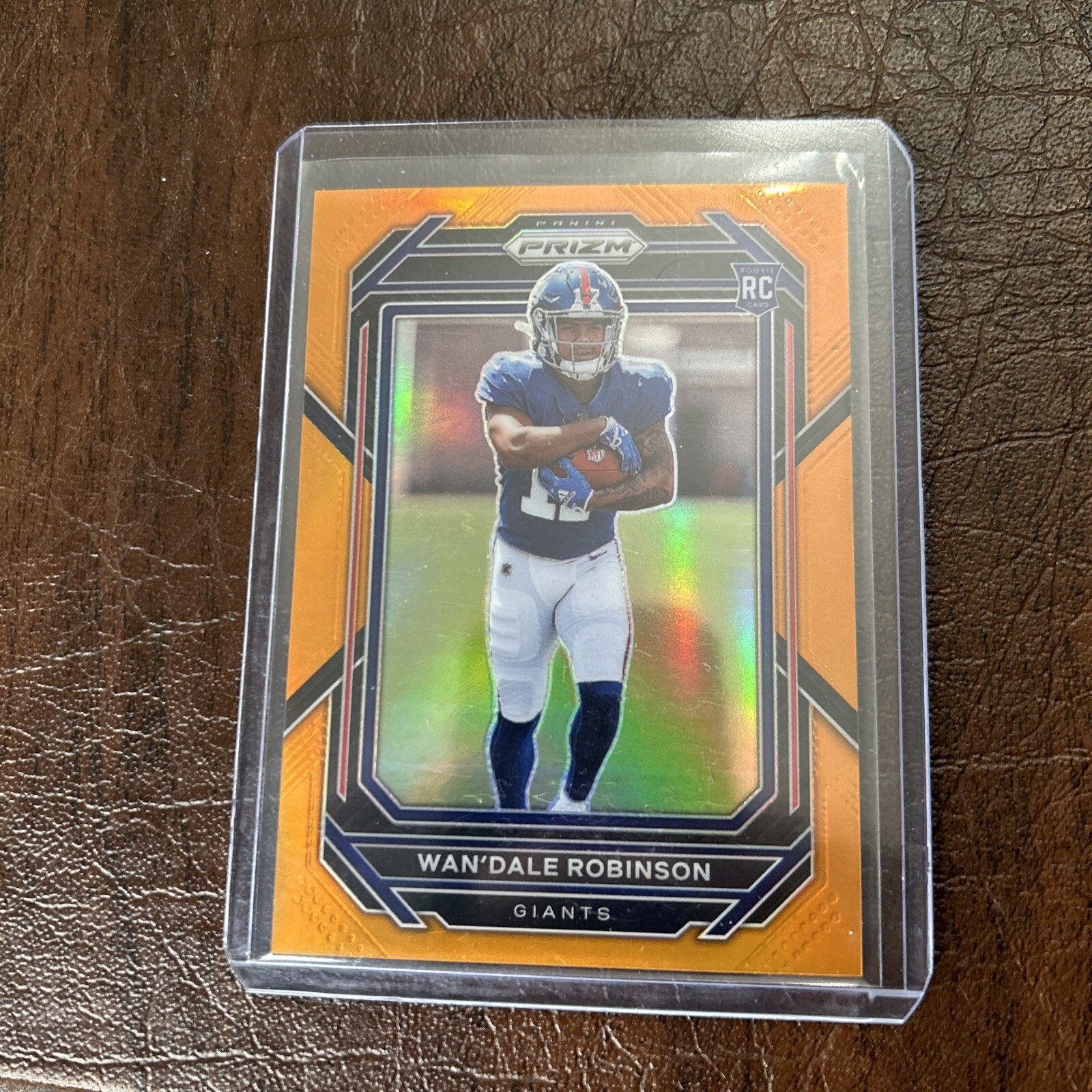 Wan'Dale Robinson 2022 Panini Prizm Orange Prizm Rookie Card /249 #315 NY Giants