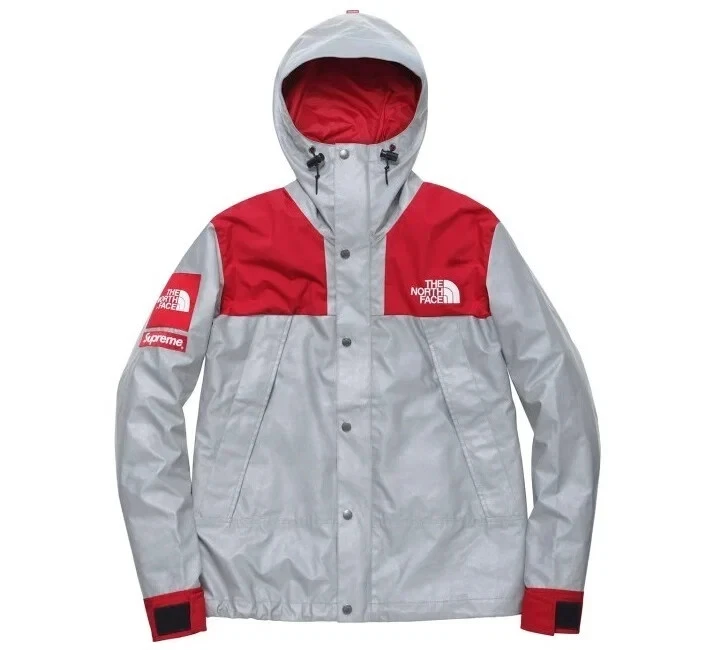 THE NORTH FACE/SUPREME MOUNTAIN PARKA AVEC COQUE 3M GRANDE VESTE RÉFLÉCHISSANTE HOMME