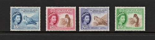 PÁJAROS - SOMALILANDIA 1953 SELLOS DE AVES DEL CONJUNTO MONTADO COMO NUEVO SG. CAT. 75,00€ - Imagen 1 de 2