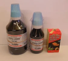 eSHa 2000 Anti-Bacteria Treatment. Aquarium Fish. 20ml 180ml 500ml. Fungus