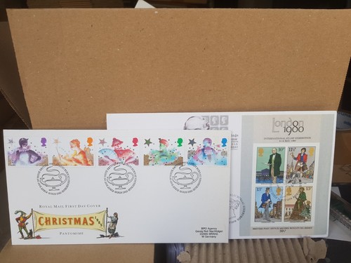 Fossa dei ritrovamenti 350 FDCS lettere primo giorno lettere ricevute tutto il mondo C4 - Foto 5 di 5