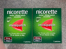 NICORETTE INVISI PATCH 25mg STEP 1 - 2 x 7 PATCHES = 14 - EXPIRY 05/2027