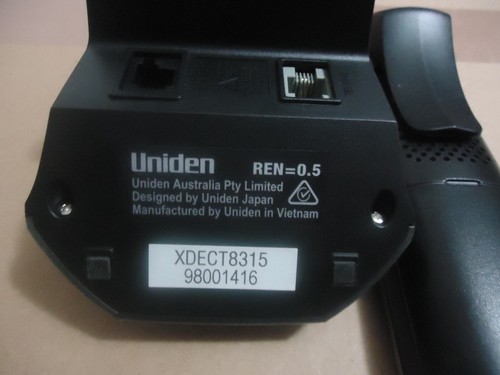 Uniden XDECT 8315 with REN=0.5 Base Unit - Zdjęcie 19 z 22