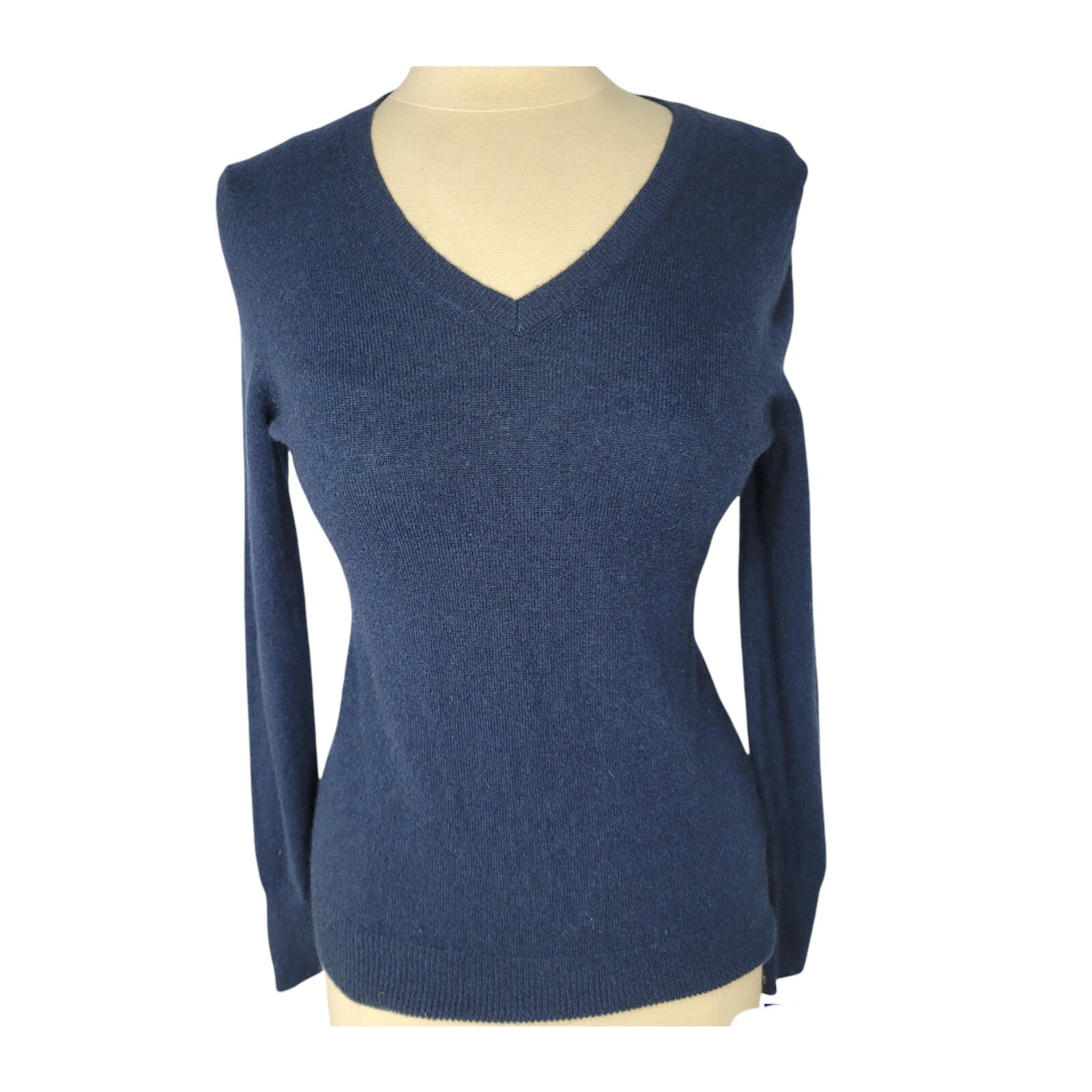 ALEX MARIE 100% Cashmere Sweater sz M Navy Blue | eBay