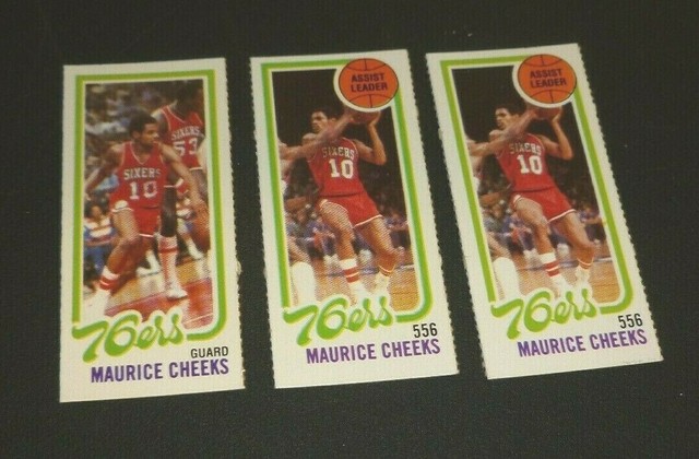 Lot 1980 TOPPS Basketball Cards MAURICE CHEEKS 176 178 EBay