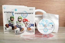 Mario Kart Wii Big Box Bundle w/ Steering Wheel Nintendo Wii Complete CIB