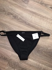 NEW Ladies Women’s Topshop Black Bikini Bottoms Briefs Size 14 Adjustable Sides