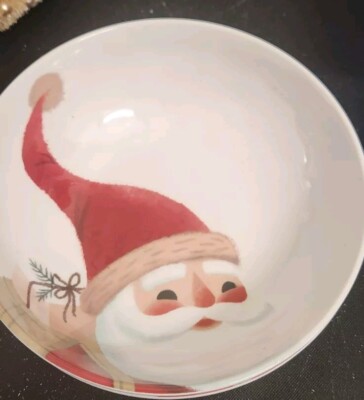 3 Target Wondershop (2018) Melamine Bowls 7¼'' Christmas Santa Claus NEW