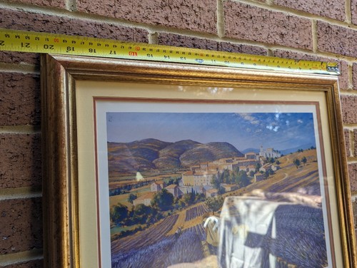 LAVENDER HARVEST PROVENCE ORIGINAL LIMITED EDITION PICTURE ARTWORK FRAMED - Picture 9 of 9