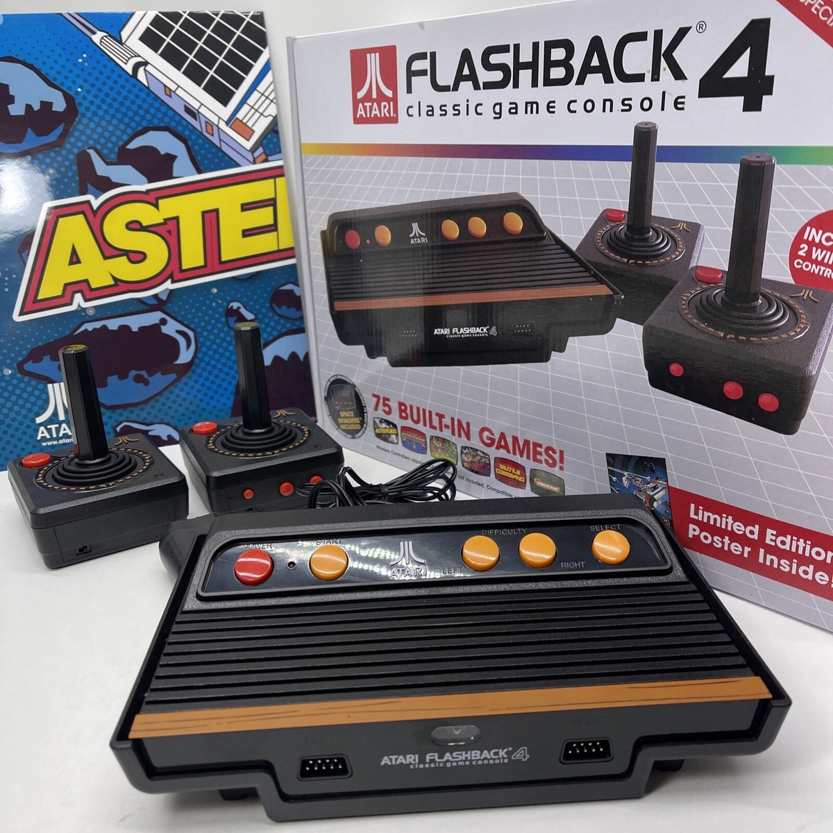 2012 Atari Flashback Black Game Console, 75 Included Retro Games