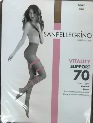 5 Collant Riposanti Donna Support 70 Den Sanpellegrino