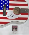 GOVERNOR RON DESANTIS SIGNED USA FLAG ACOUSTIC GUITAR 2024 PRESIDENT JSA COA — photo 2