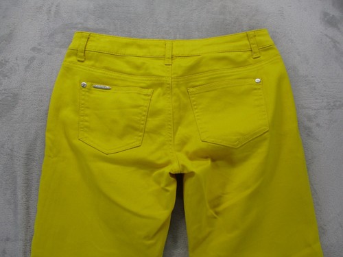 Celebrity Pink Skinny Ankle Jeans Women's Juniors 9 Lemon Color Stretch Low-Rise - Picture 7 of 12