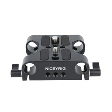 NICEYRIG Camera Base Plate with 15mm Railblock