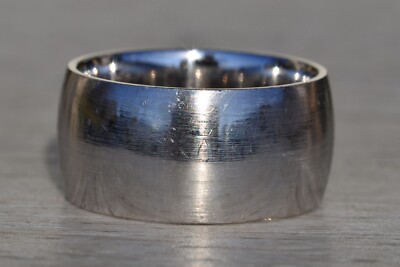 Gentlemen's Javda Signed Wide Platinum Band