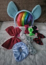 Hair Accessories Lot Bows Clips Headband Rainbow My Little Pony Mix Colorful