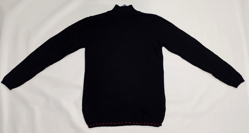 NWT Holiday Editions Black Sweater Tunic w/ Gift Tree, Decor Sleeves~Sz Med - Picture 6 of 20