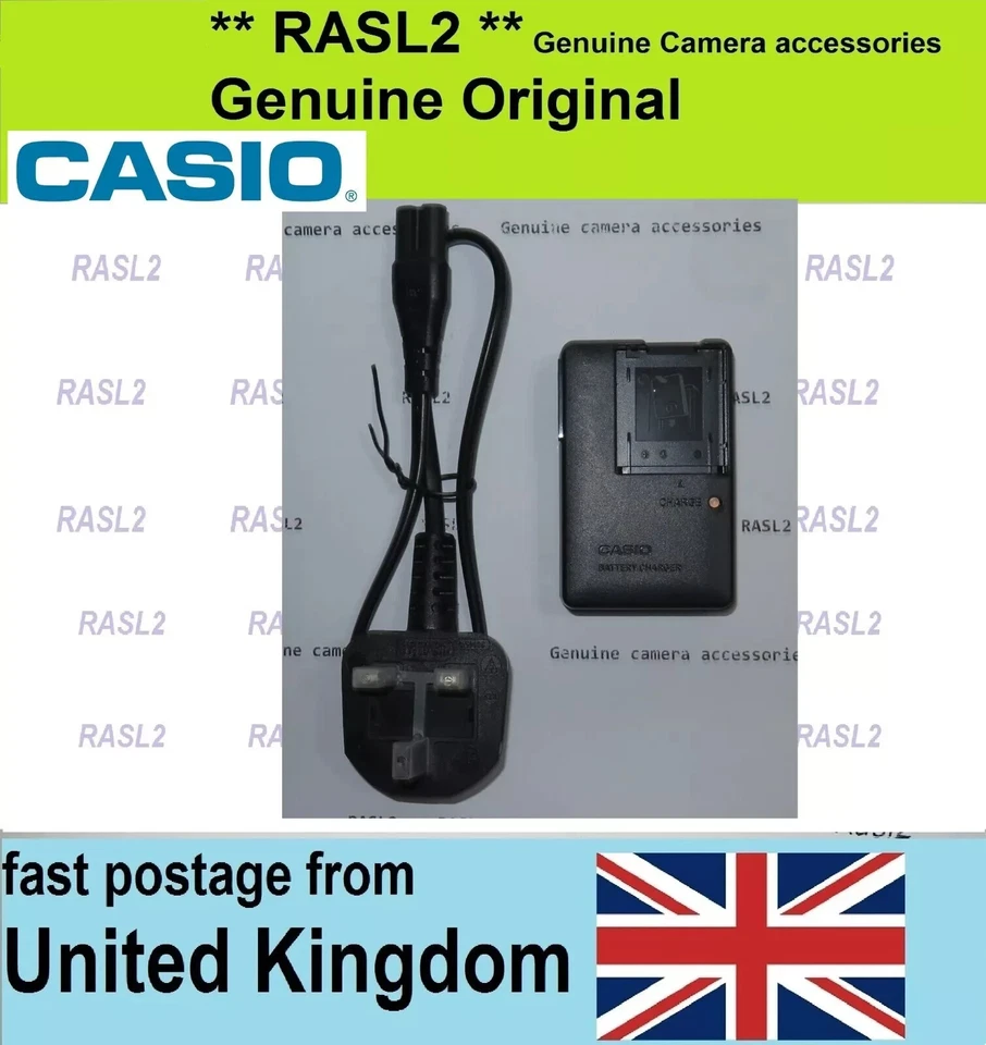 Genuine Casio Charger for NP-80 NP-82 Exilim EX-H50 MR1 Z800 X330 QV-R200 TR150 - Image 4 of 4