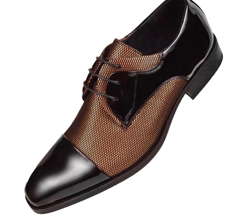 Zanzara Sz 10 Oxfords Black Leather Men Lace Up JH390S20‎ Medium (D, M) Amazon.com | Zanzara Roark Casual Dress Shoe Navy | Oxfords main image 4