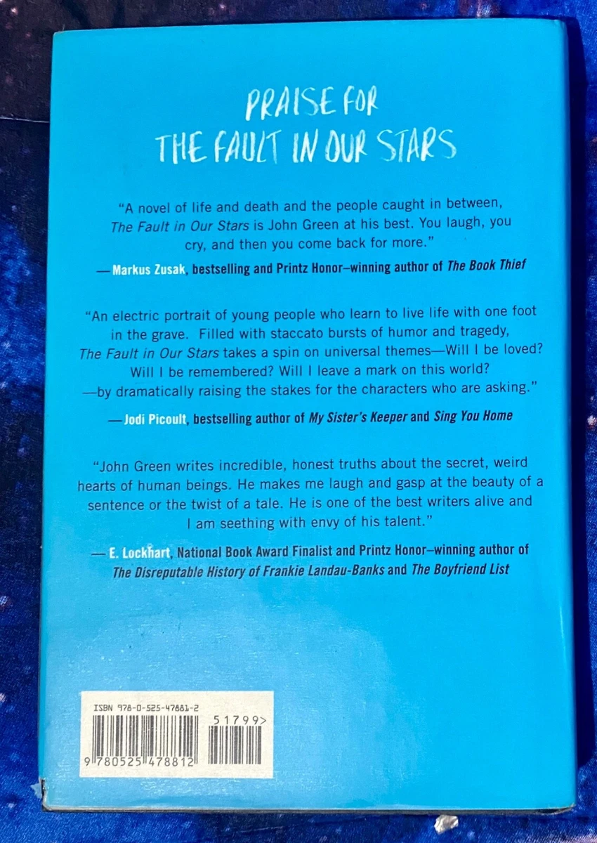 The Fault In Our Stars Book Cover Front And Back