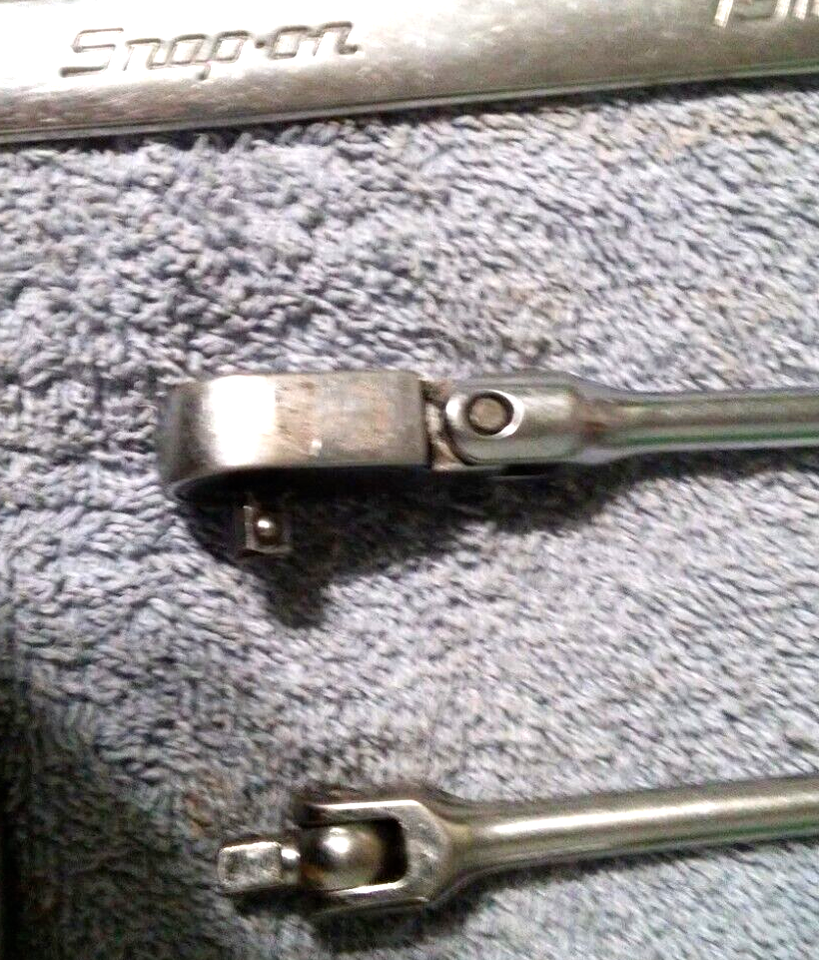 A lot of 10 Snap On tools ratchets wrenches extention adaptor used