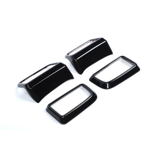 Cubierta del marco del tablero de instrumentos delantero de cambio de marchas 4 piezas para Chevrolet Camaro 10-15 negro - Imagen 9 de 9