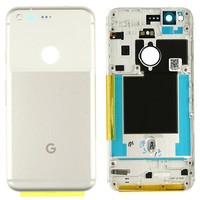 Google Pixel Back Cover Housing Frame Glass Part Camera Lens Silver White