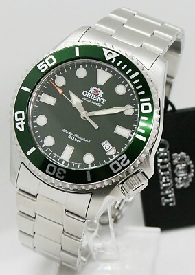    Herrenuhr Orient New Triton Green  Automatik 200M Saphirglas RA-AC0K02E10B  