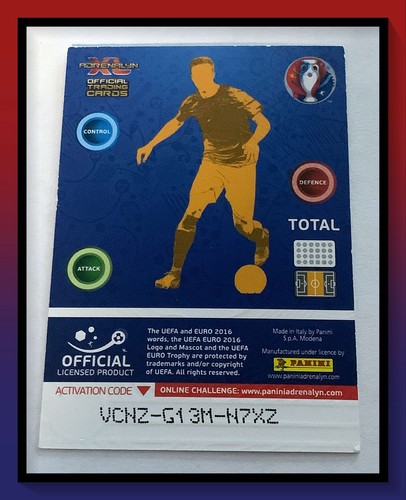 2016 Panini AdrenalynXL Euro 2016 Trading Cards - Goalstopper/Inventiveness - Picture 60 of 68