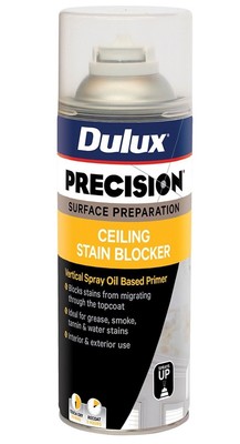 Dulux Precision Ceiling Stain Blocker Spray 350g Oil Base Primer Fast Drying Ebay