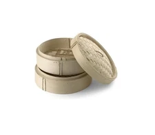 8 Inch Bamboo Steamers Handmade Dim Sum Steamer Wooden Cooker