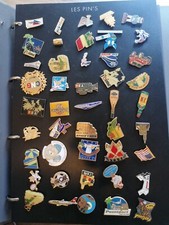 BEAU LOT  PIN'S DIVERS publicitaire air France jeux olympiques Europe 1 sncf 