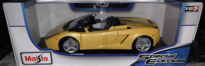 1:18 Maisto Lamborghini Gallardo Spyder Convertible Super Sports