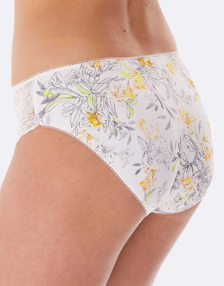 Braguitas Fantasie Tamara Brief Zest Talla S 10 12 Blanco Floral Encaje 6865 Nuevas Foto 2 de 4