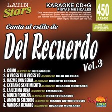 Karaoke Latin Stars 450 Del Recuerdo Vol.3
