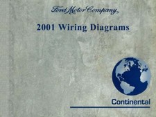 2001 Lincoln Continental Electrical Wiring Diagrams Schematics Drawings