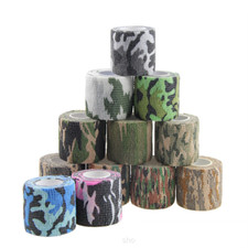 24PCS Camouflage/Black Wrap Tattoo Sensi-Wrap Self Adherent 2" X 5 Yds