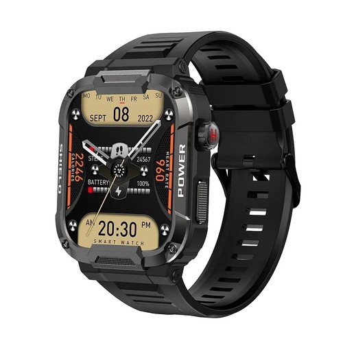 MEVADEN 1.85" Military Smart Watch Men Bluetooth Call IP68 Fitness Android iOS - 第 26/27 張圖片