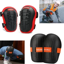 Orange EVA Foam Knee Pads Knee Protector TPR Knee Pads Black w/Silicone Kneepads